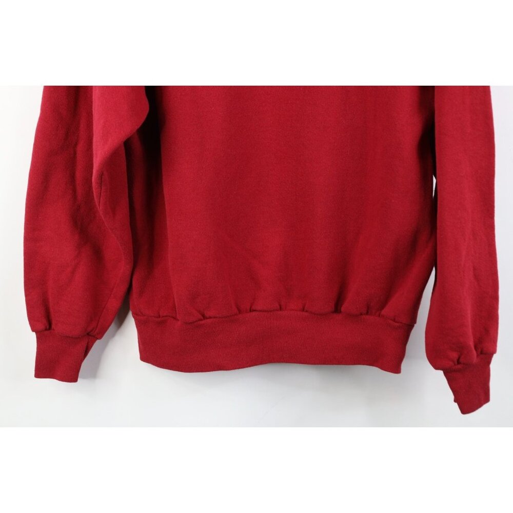 Vintage 90s Streetwear Womens Medium Faded Heart Bear Turtleneck Sweatshirt USA - Picture 15 of 15
